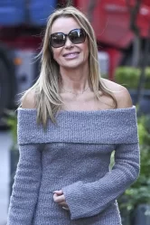 Amanda Holden - Chic Knitted Dress At Heart Radio In London 10-24-2024 (7)