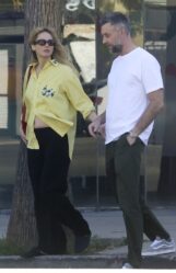 Jennifer Lawrence - Kiss with Cooke Maroney in Studio City 10-21-2024 (5)