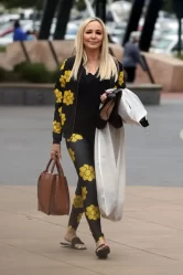 Shannon Beador - Floral Print Style In Ontario 10-17-2024 (2)